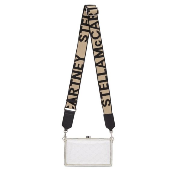 NEW STELLA MCCARTNEY Clear Logo Crossbody | Runway Sport Luxe It-Bag for Events - Picture 4 of 16